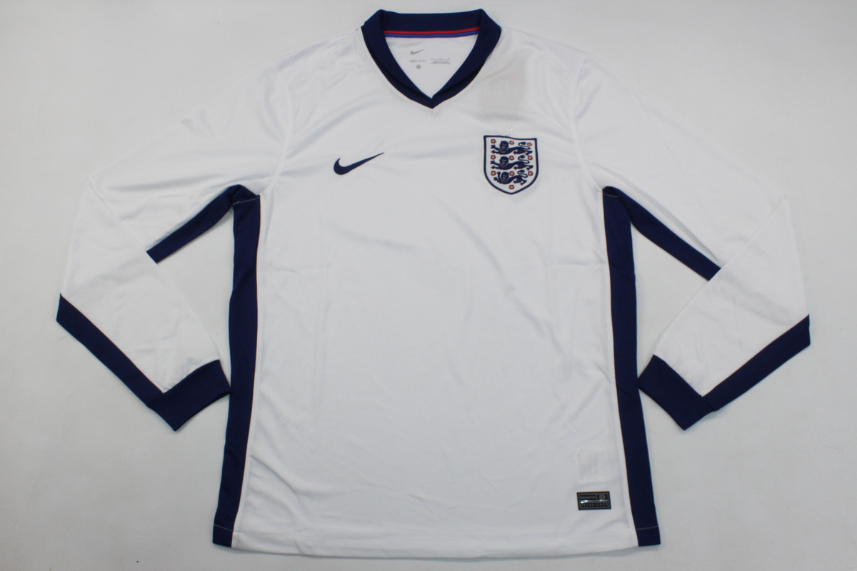 AAA Quality England 2024 Euro Home Long Soccer Jersey